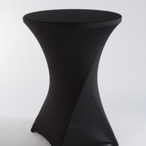 Tavolino mangia-in-piedi con vestina nera